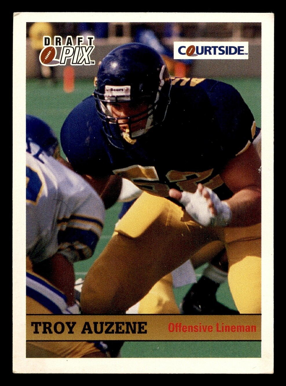 1992 Courtside Draft Pix #13 Troy Auzenne Bronze Samples Card
